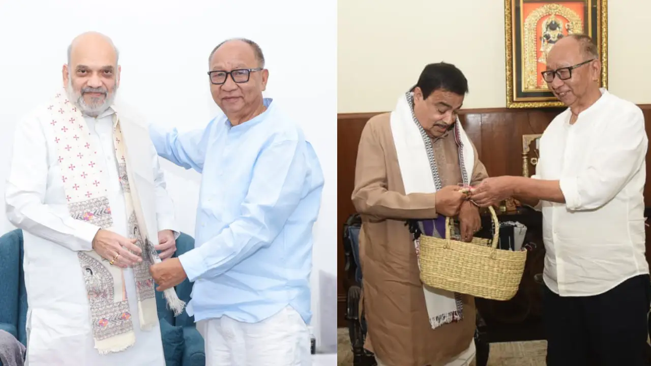 CM Khemchand Meets Amit Shah, Gadkari