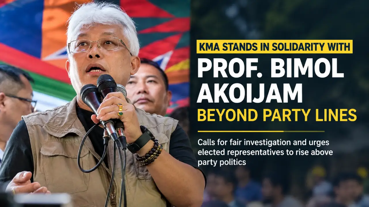 KMA Backs Prof Bimol Akoijam