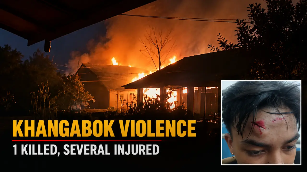 One Killed, Several Injured in Khangabok Clashes