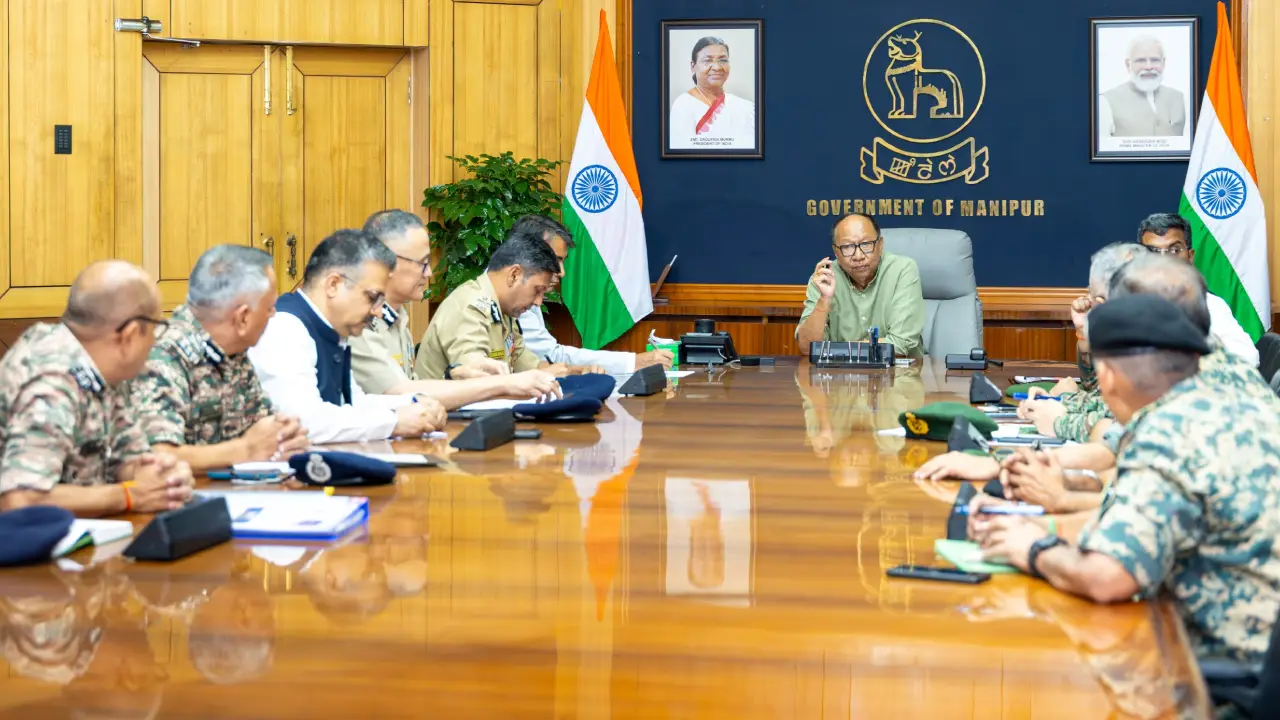 Manipur CM Chairs Security Review