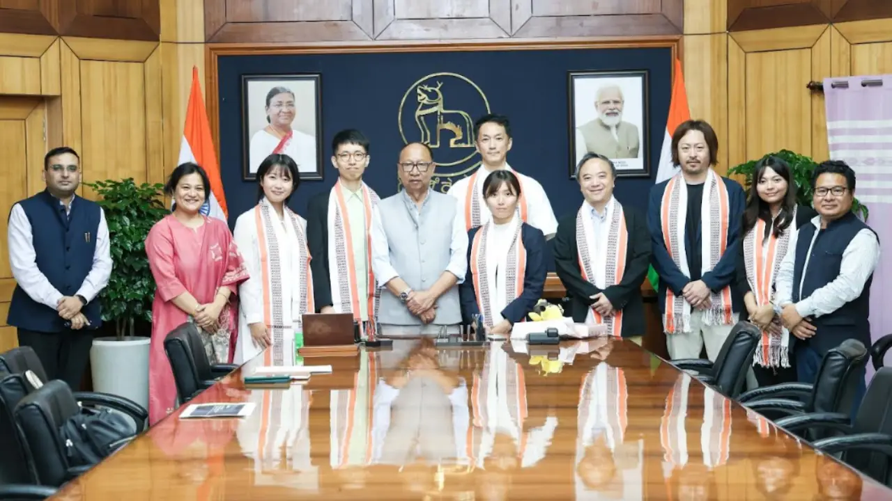 Manipur CM Meets Japanese Corporations