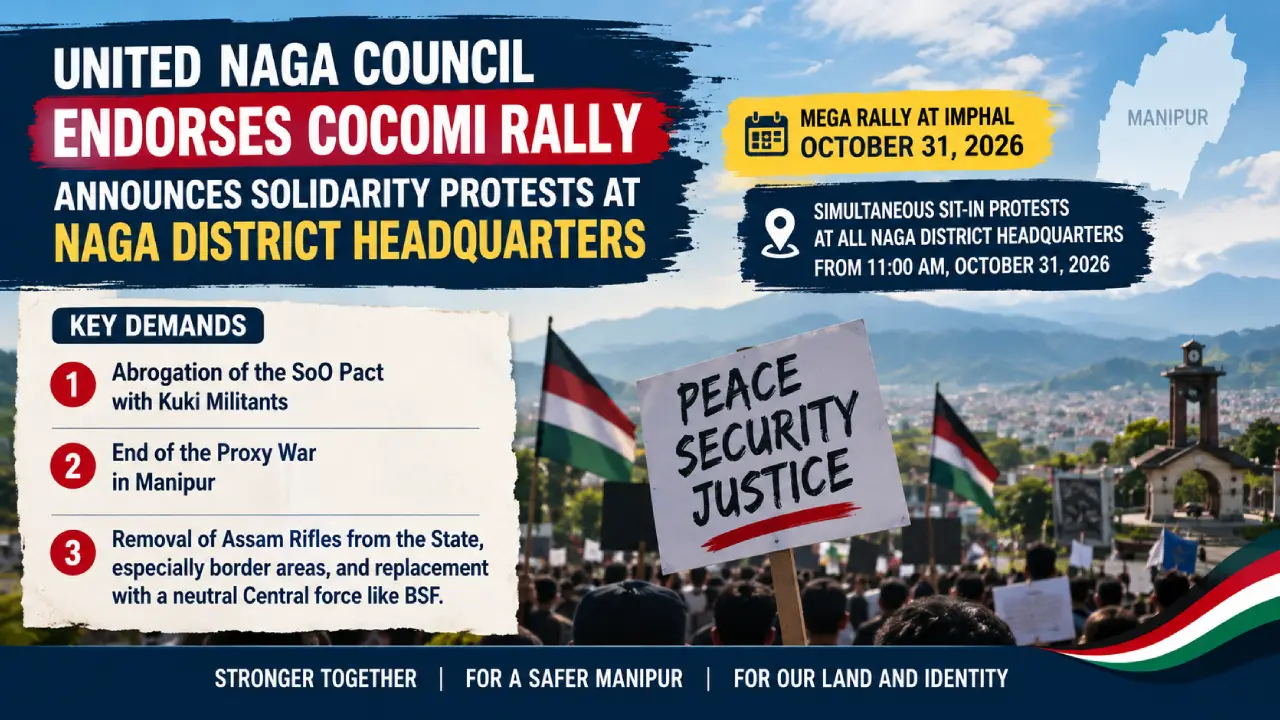 UNC Backs COCOMI Rally on October 31