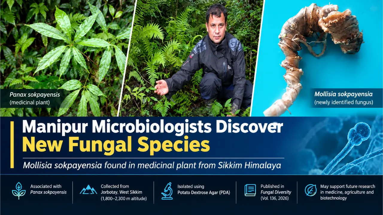 Manipur Microbiologists Discover New Fungal Specie