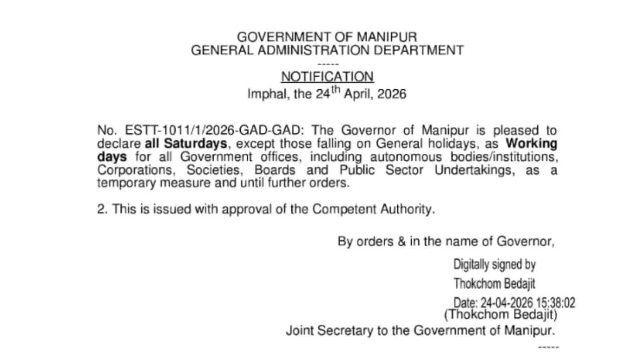 Govt Notice