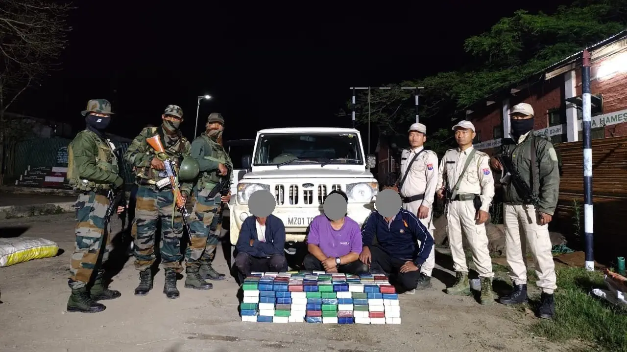 Heroin Seized in Churachandpur