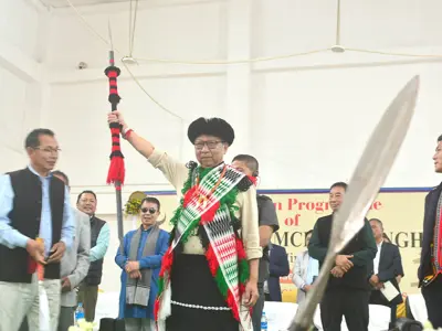 CM Yumnam Khemchand Visits Senapati