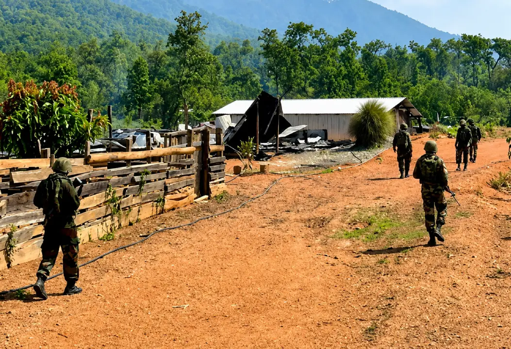 Post Attack Security Patrol in Kamjong