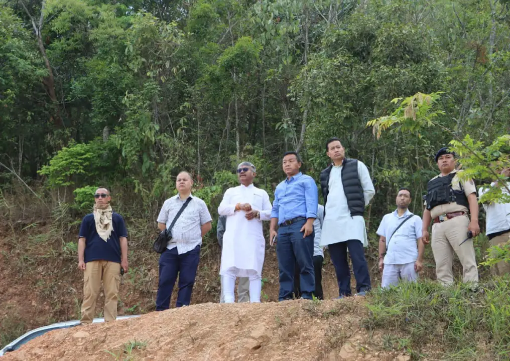 Home Minister Govindas Konthoujam Visits Kamjong