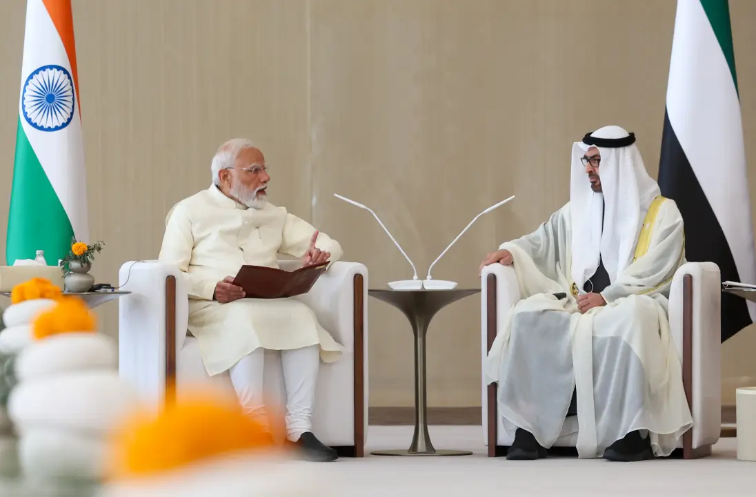 PM attends talks between India and UAE