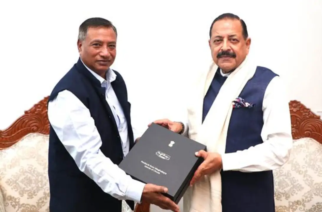Meghalaya Minister Alexander Calls on Dr Jitendra
