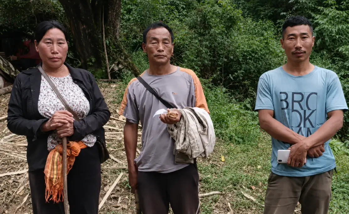 Three Rongmei Naga villagers narrowly escaped