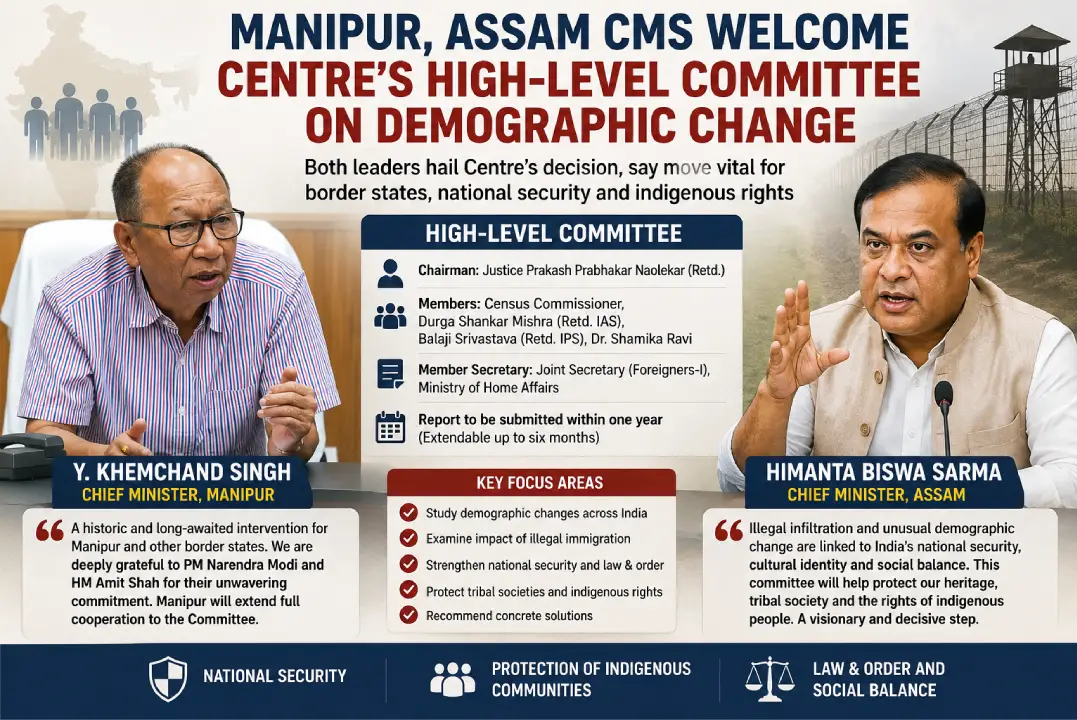 Assam and Manipur CMs welcomes immigrant panel