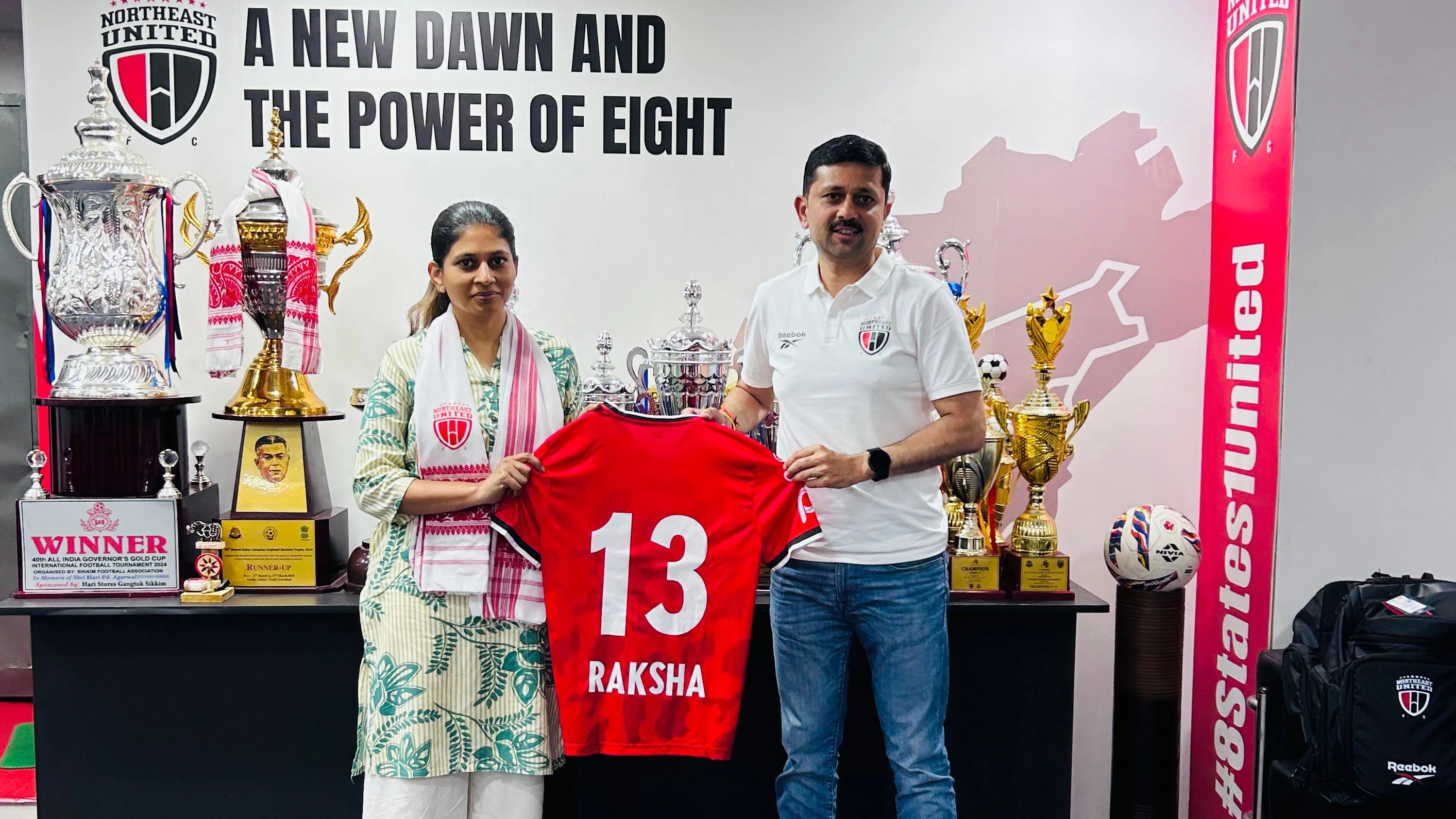 Raksha Khadse Visits NorthEast United FC