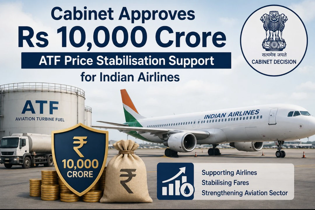 Cabinet Approves Rs 10,000 Crore ATF Price Stabili