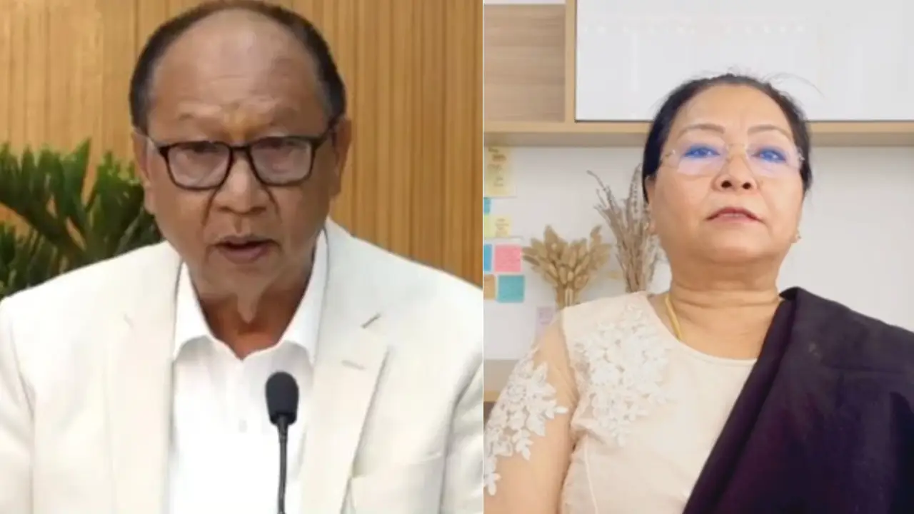 CM Khemchand and Dy CM Nemcha Kipgen