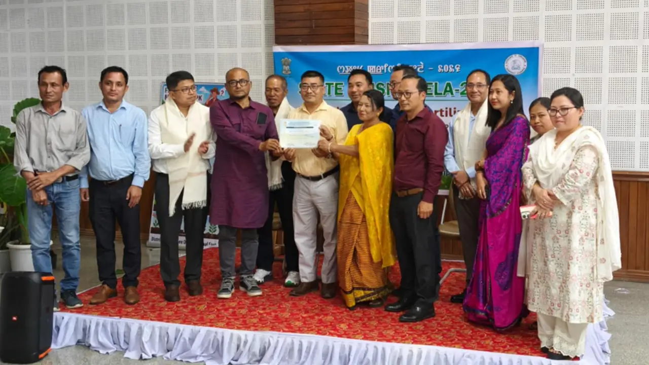 ICAR Manipur Centre Wins Best Stall Award