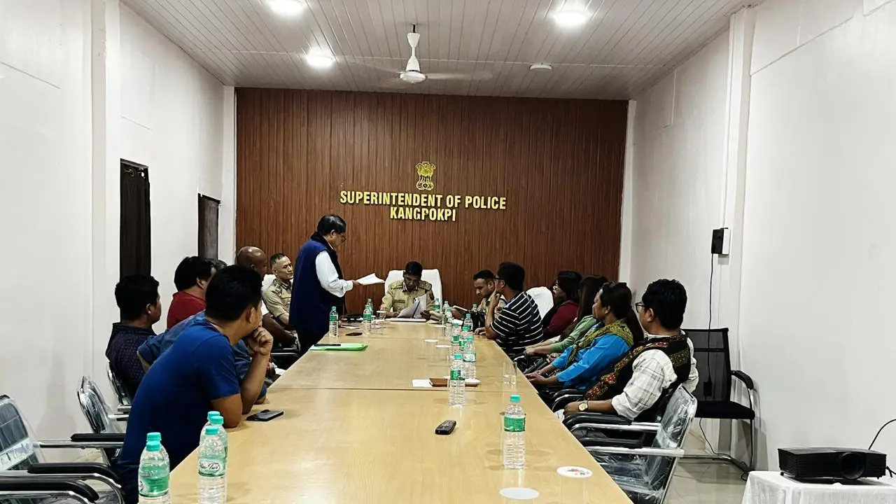 DGP Mukesh Singh in Kangpokpi