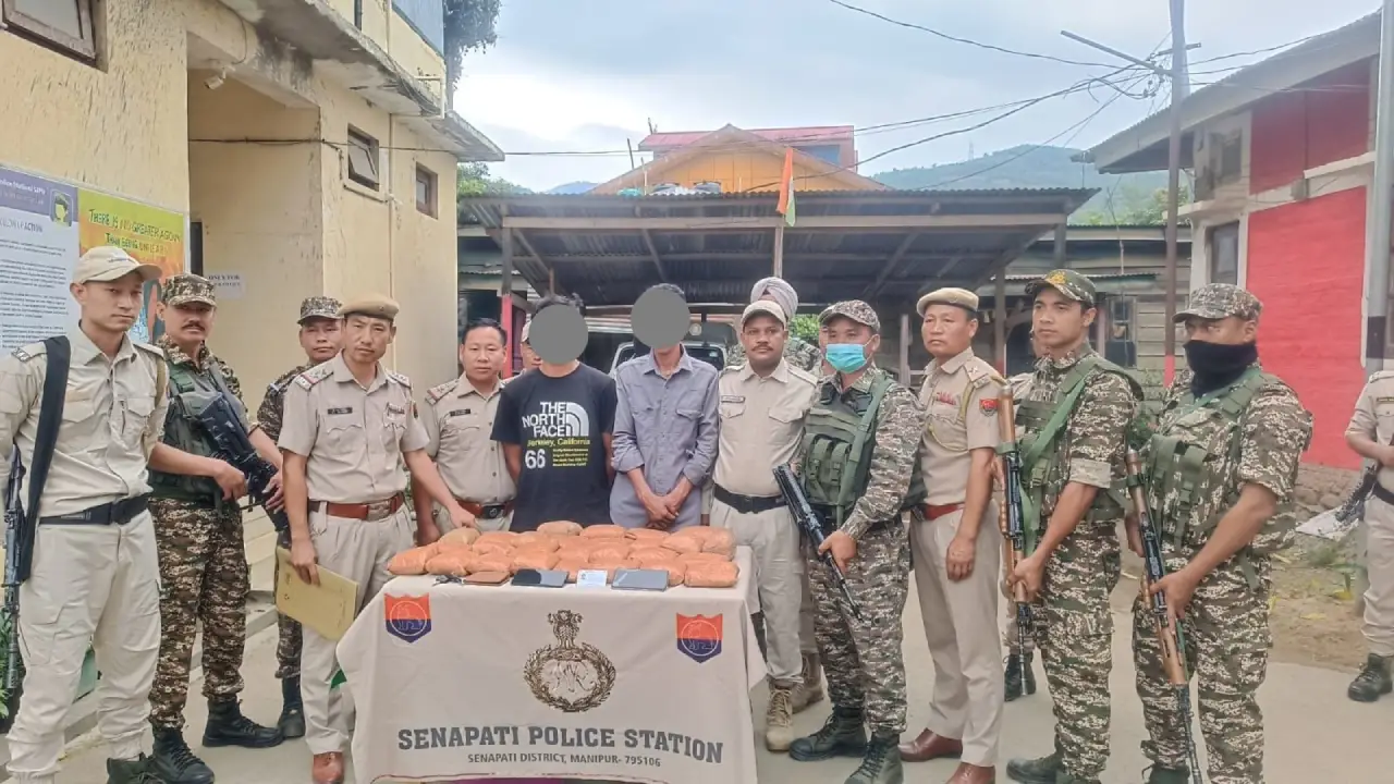 Manipur Police Drug Seizure