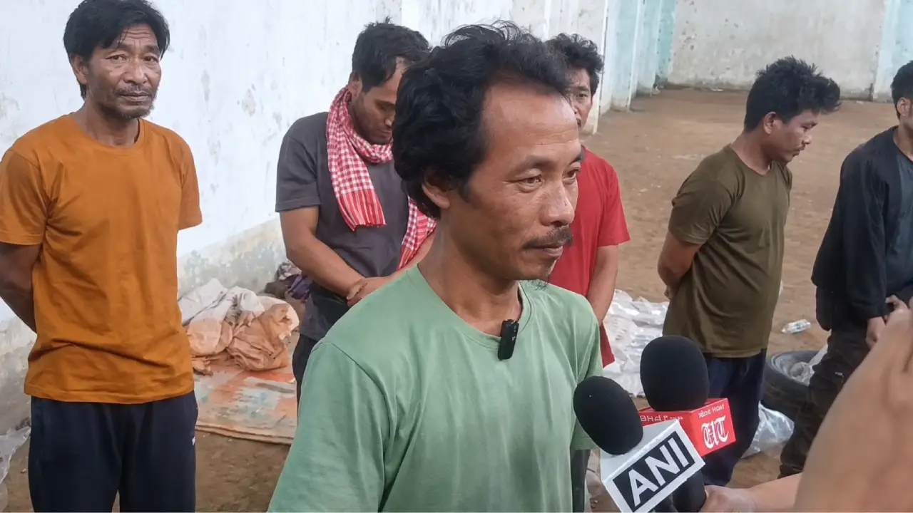 Released 14 Kuki Civilians