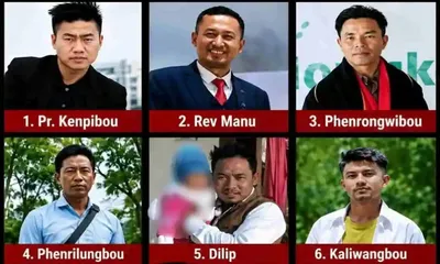 Six Naga villagers
