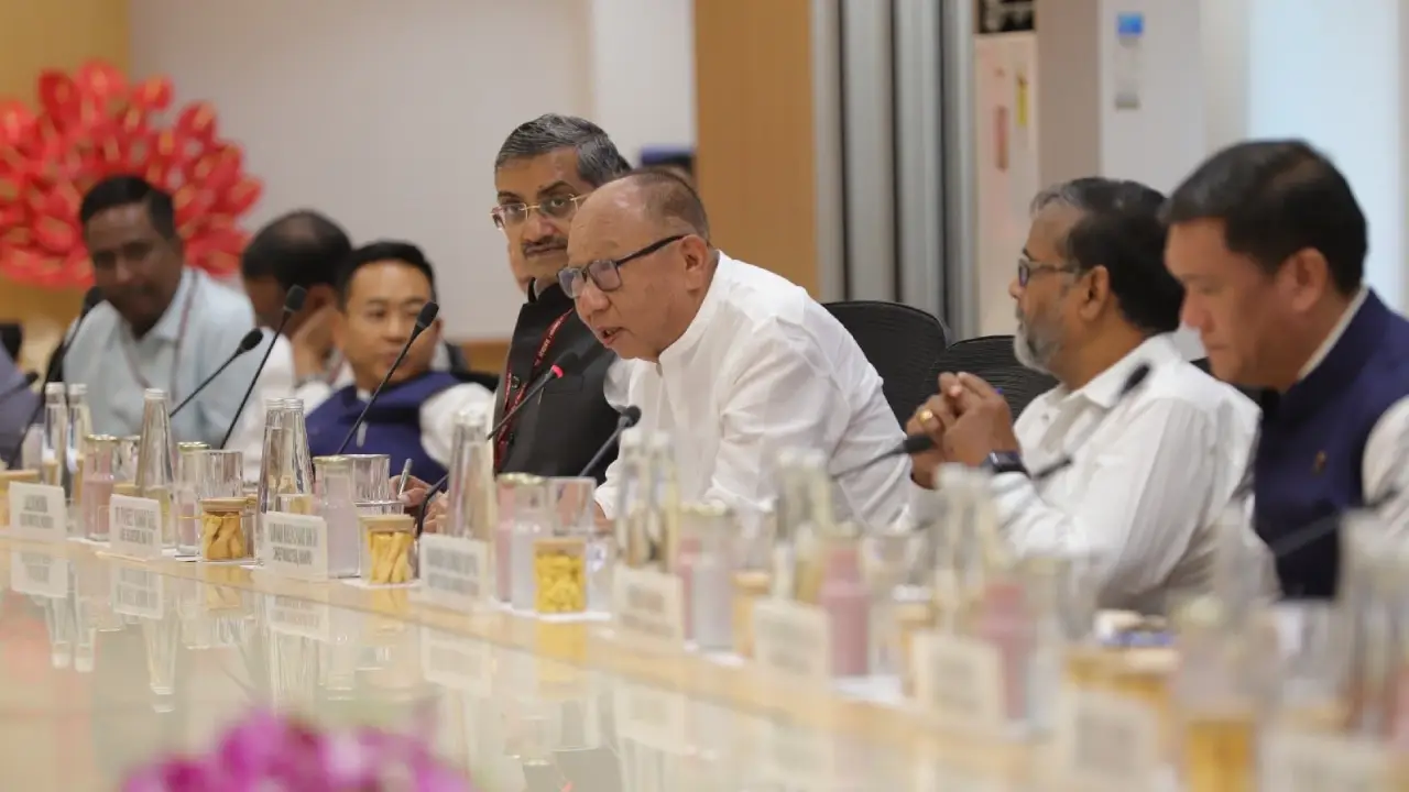 Khemchand attends NITI Aayog meeting