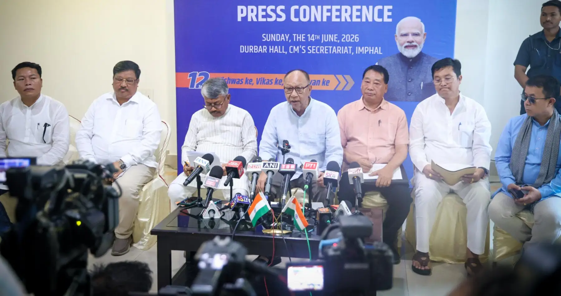 CM Khemchand press briefing