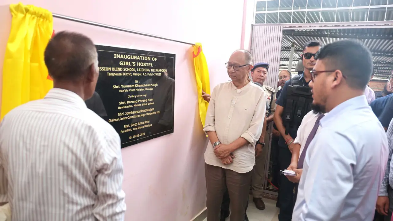 Cm Inaugurates Girls’ Hostel At Heikakpokpi