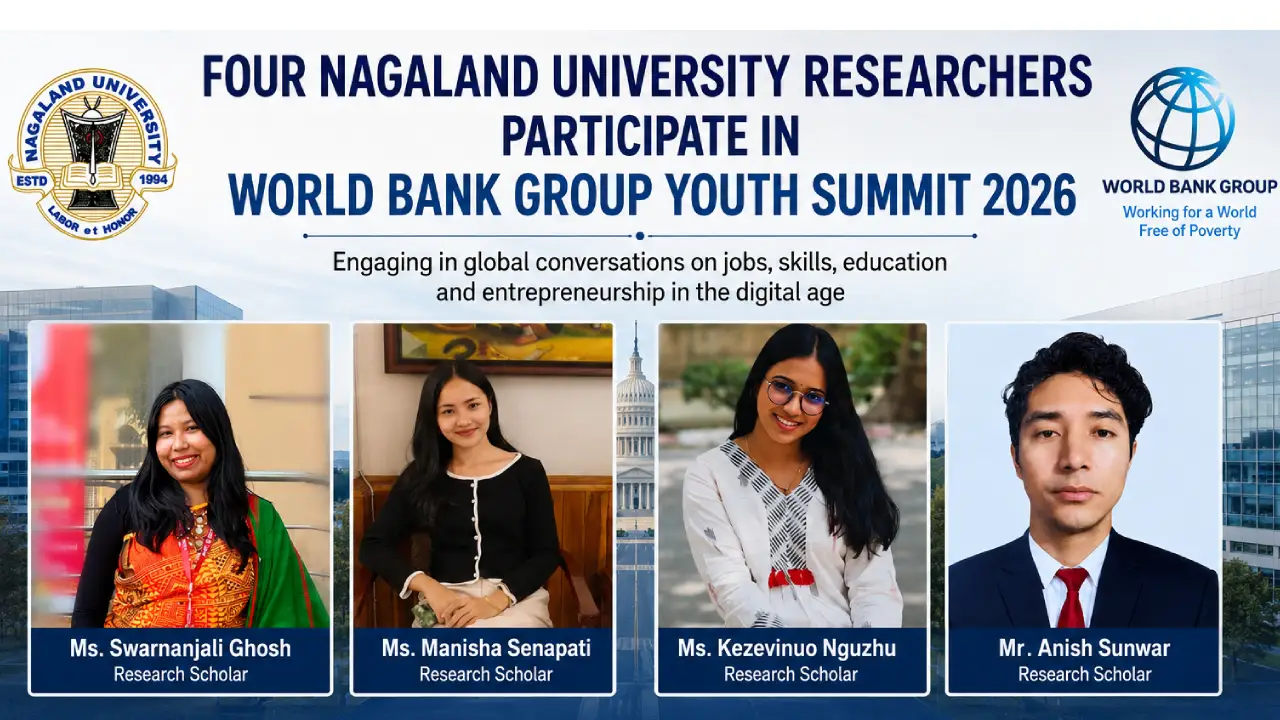 Four Nagaland University Scholars