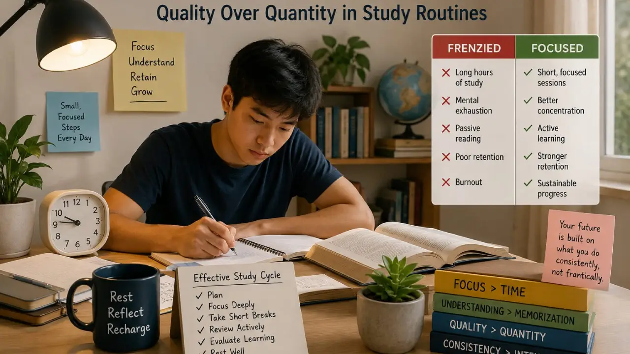 Quality Over Quantity in Study Routines
