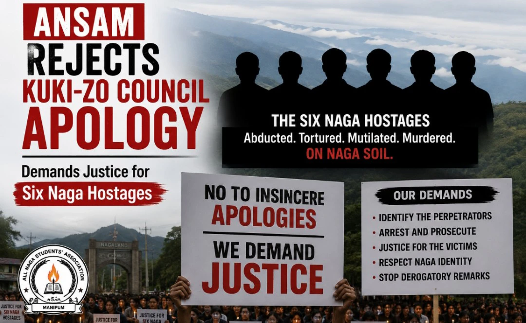 ANSAM Rejects Kuki-Zo Council Apology