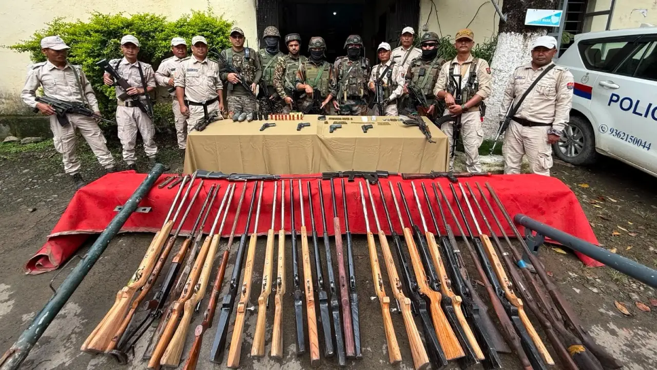 Security Forces Recover Assault Rifle, Grenades