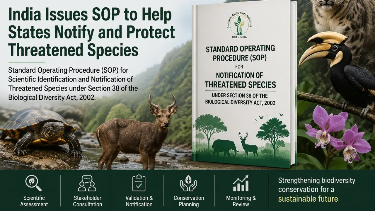 India Issues SOP for Threatened Species