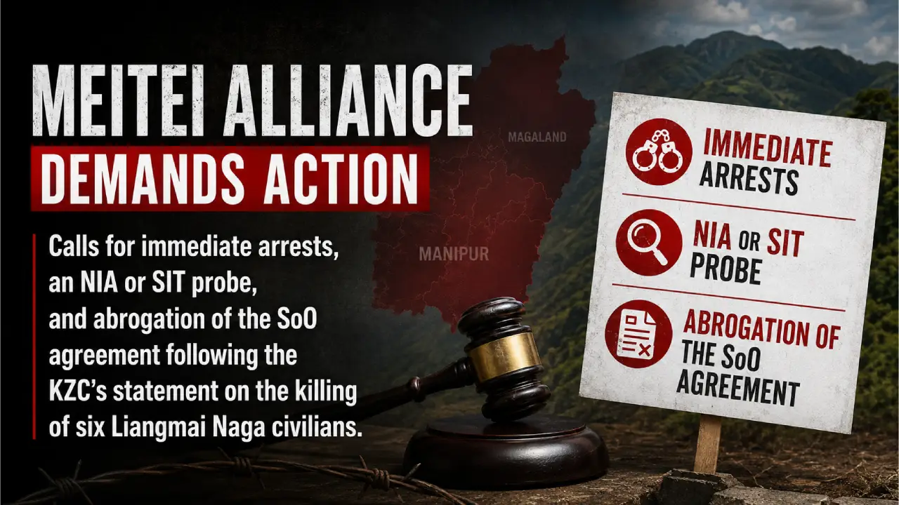 Meitei Alliance Calls for Arrests