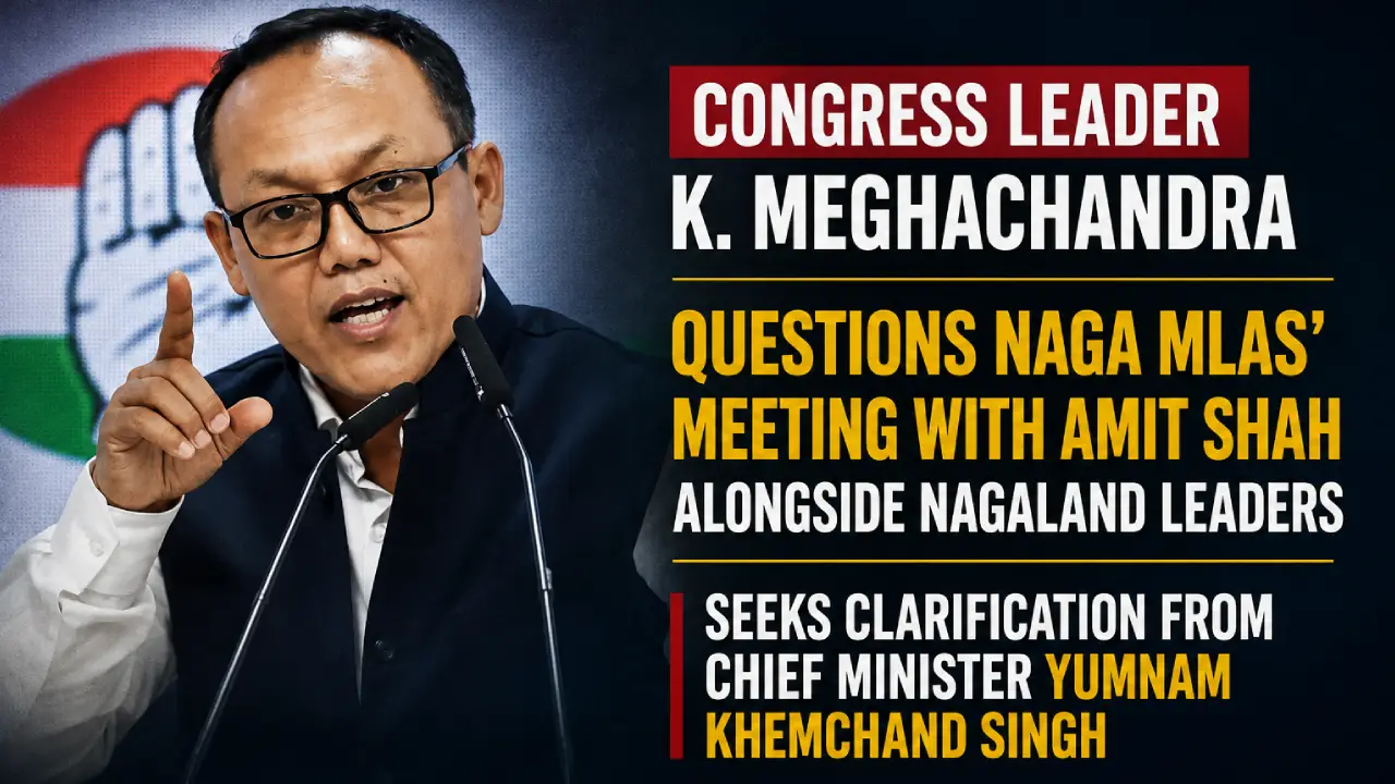 Meghachandra Questions Naga MLAs' Delhi Meeting