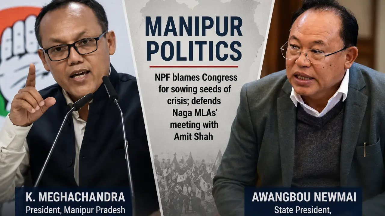 NPF Blames Congress for Manipur Crisis
