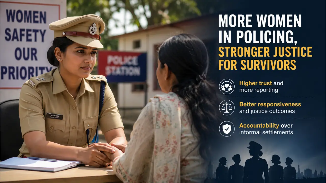 More Women in Police Can Improve Justice