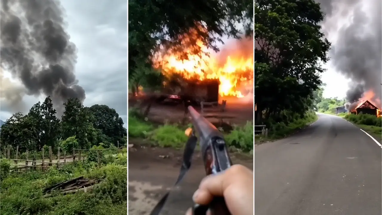 Fresh Arson Along Indo-Myanmar Border