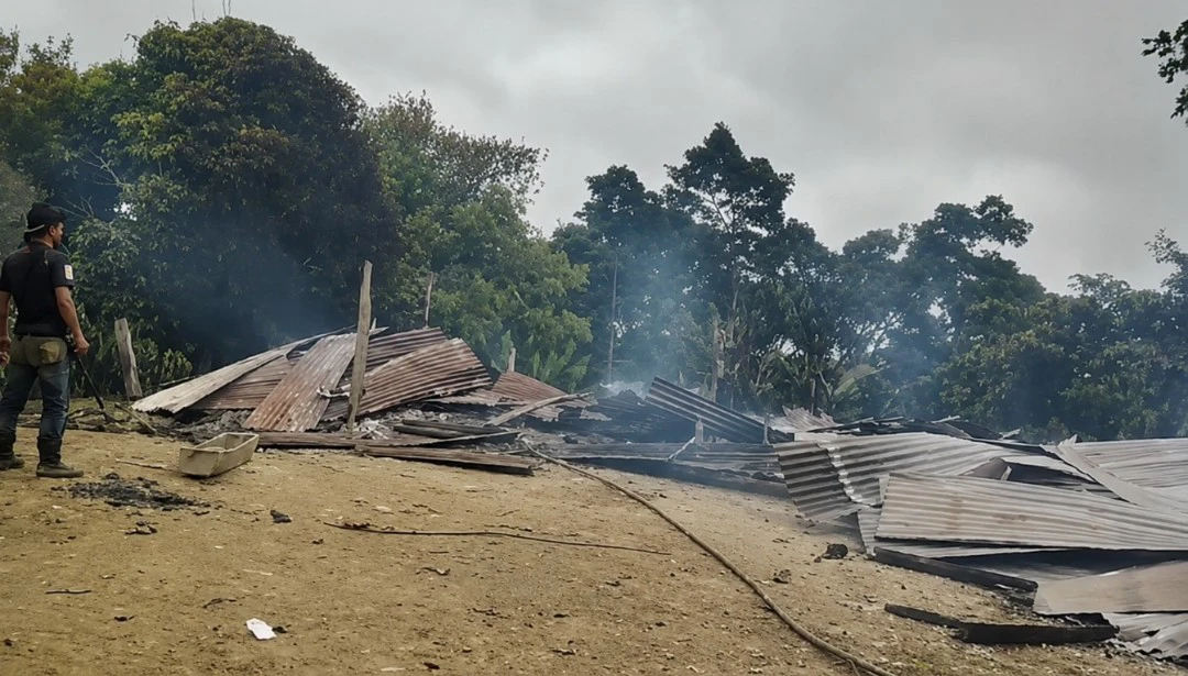 Leikot Village Set Ablaze in Early Morning Attack