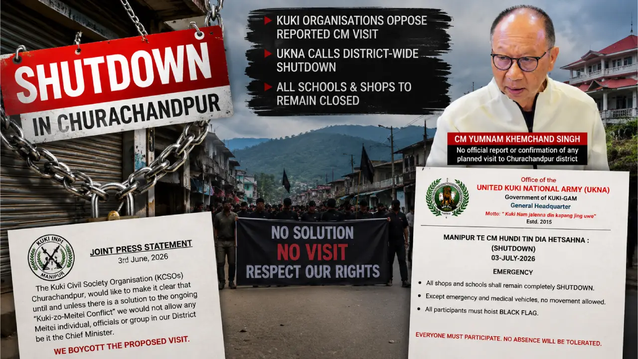 Kuki Organisations Oppose Reported CM Visit