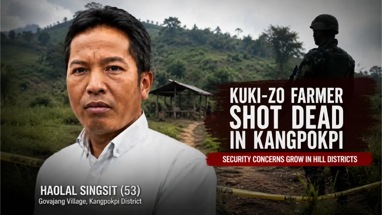 Kuki-Zo Farmer Shot Dead in Kangpokpi