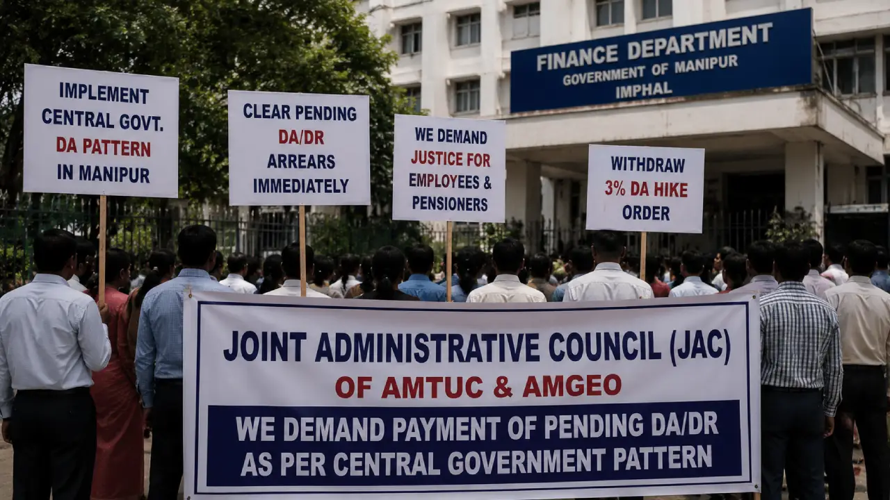 JAC Rejects Manipur Government's 3% DA Hike