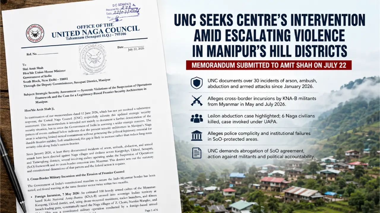 UNC Urges Centre to Scrap SoO