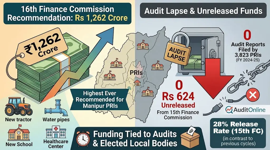 Rs1,262 Crore for Manipur PRIs