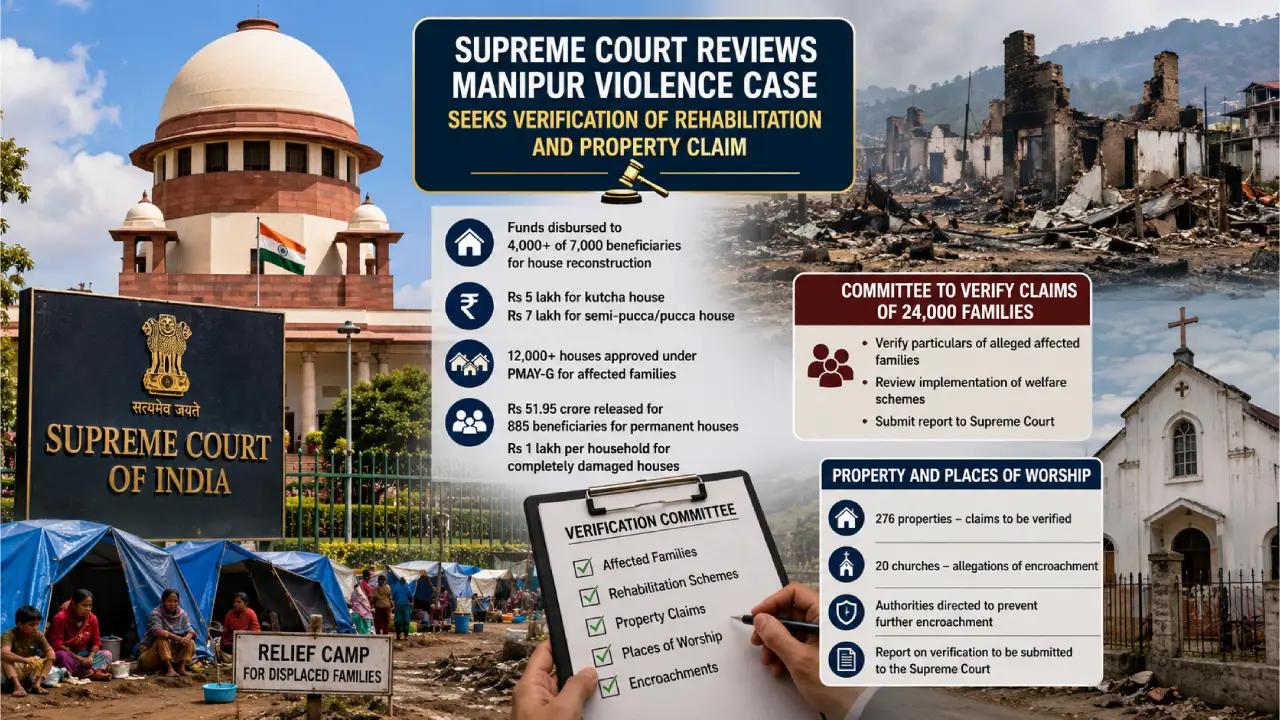 Supreme Court Reviews Manipur Violence Case