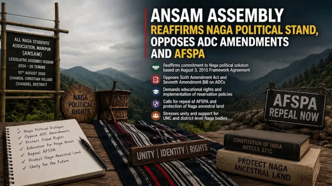 ANSAM Assembly Reaffirms Naga Political Stand