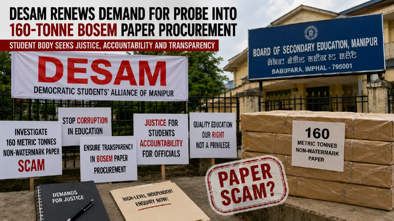 DESAM Renews Demand For Probe Into BSEM paper scam