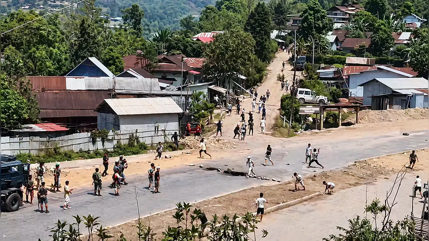 UNC Shutdown in Senapati