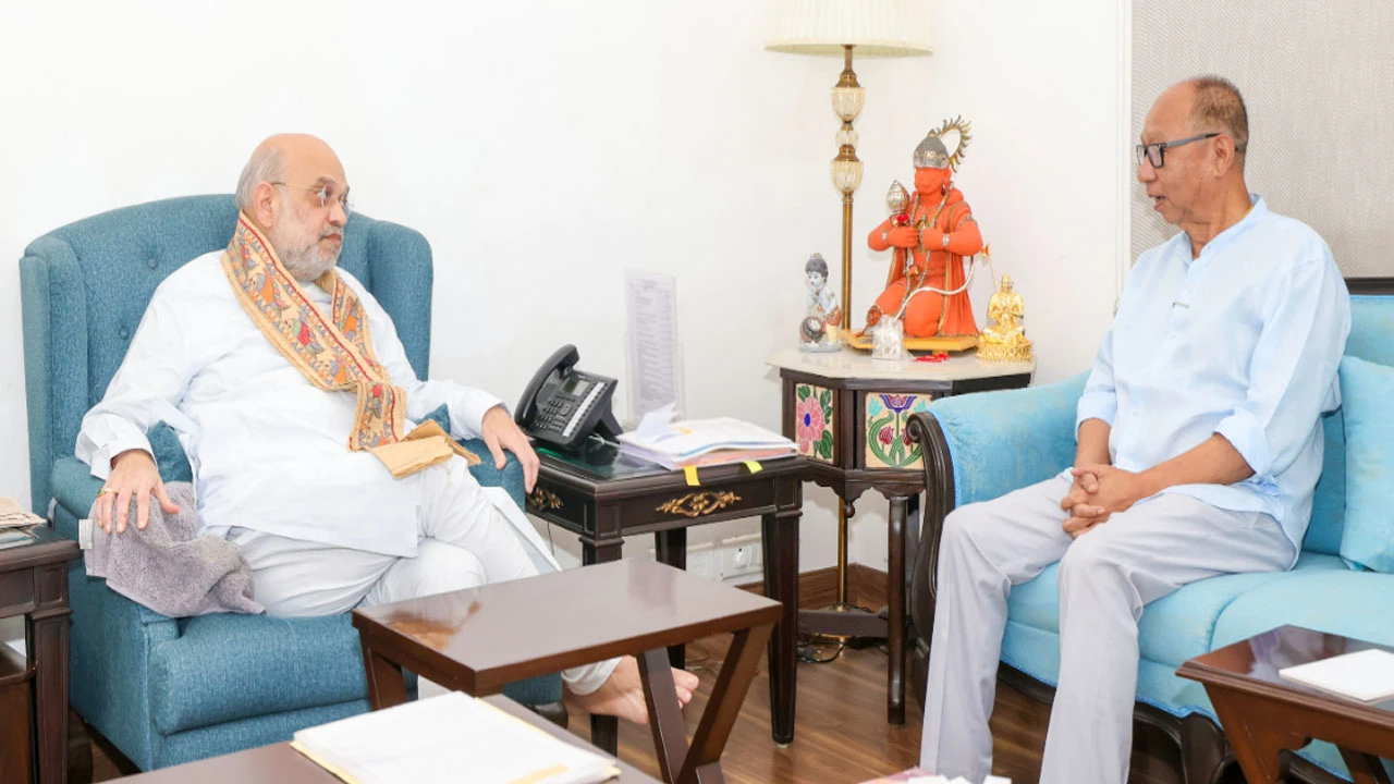 Khemchand and Amit Shah