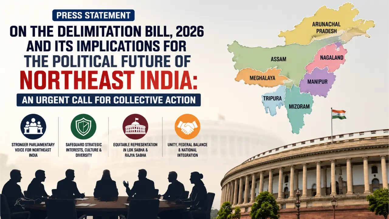 NEICFD Urges NE CMs To Unite On Delimitation