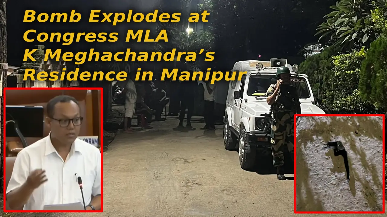 Grenade Explodes at MLA K Meghachandra’s Residence
